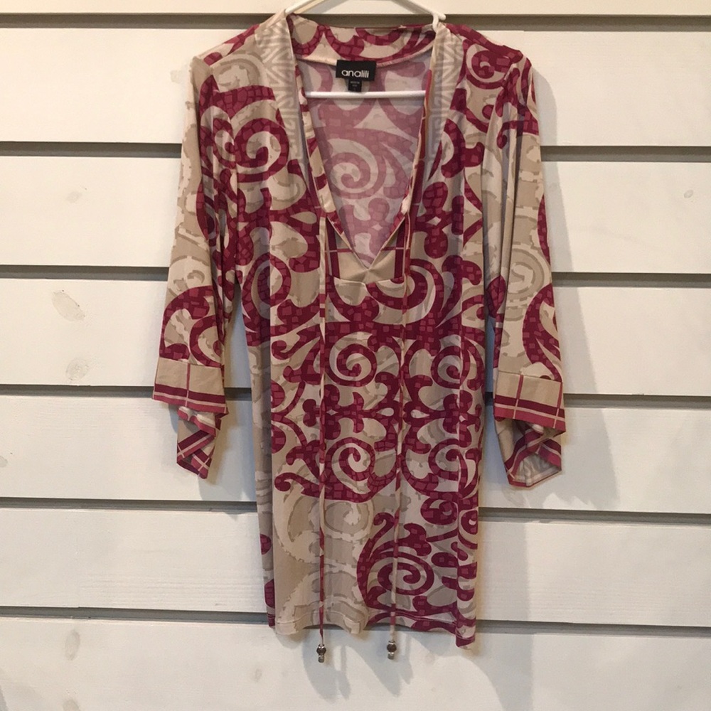Analili blouse long flared sleeves size S